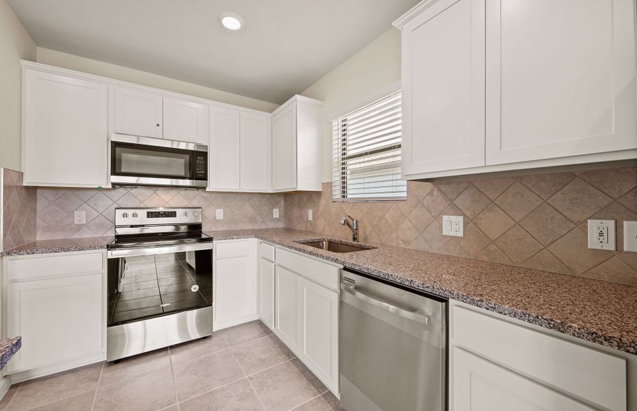 Optional stainless steel move-in ready packages