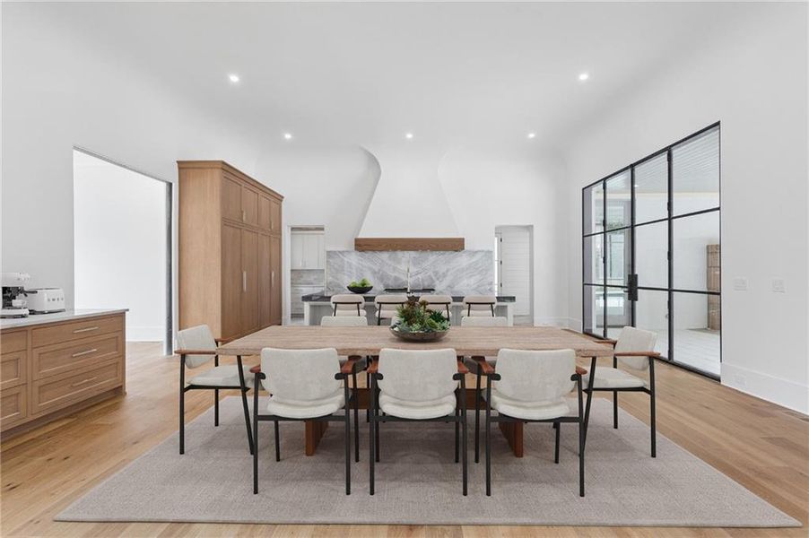 Furnished interior view inside a new home in , Atlanta (Image 9).
