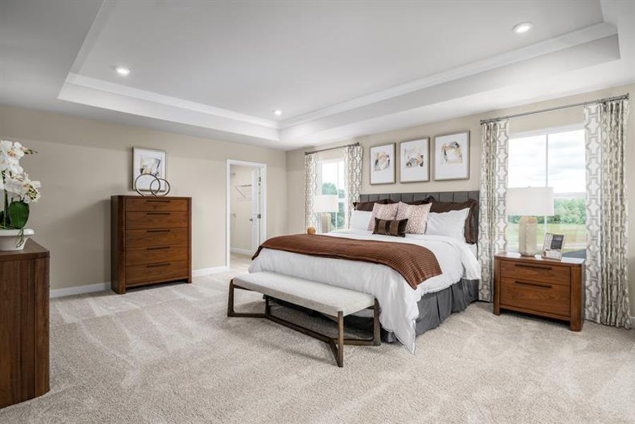 Representative furnished interior of a home built from the Corsica by Ryan Homes in Muirwood, Murfreesboro (Image 20).