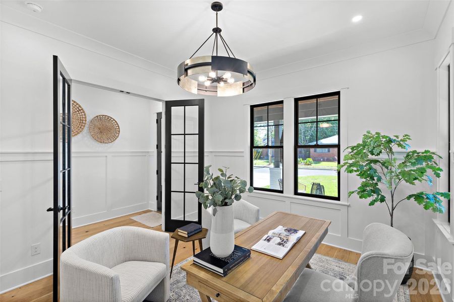 Furnished interior view inside a new home in , Charlotte (Image 39).