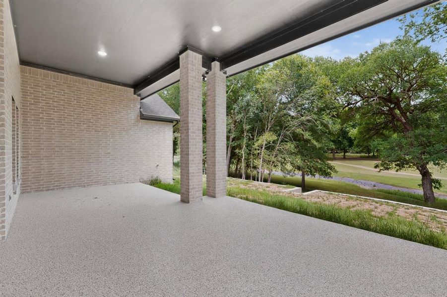 Exterior details and patio area of a home in , Whitney (Image 4). Exterior details and patio area of a home in , Whitney (Image 4).
