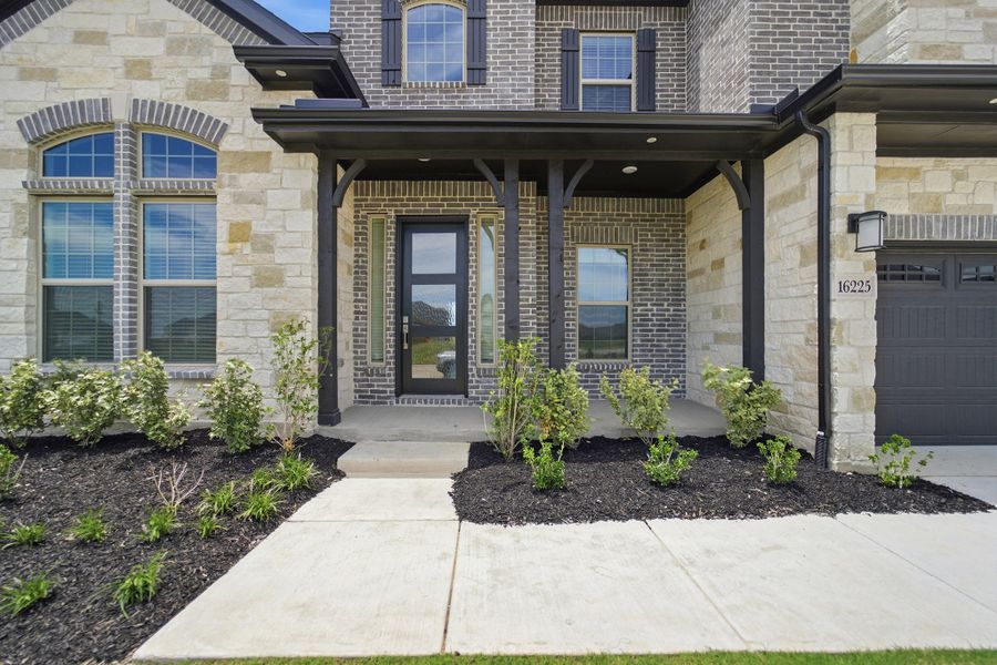 Exterior details and patio area of a home in Green Meadows, Celina (Image 3). Exterior details and patio area of a home in Green Meadows, Celina (Image 3).