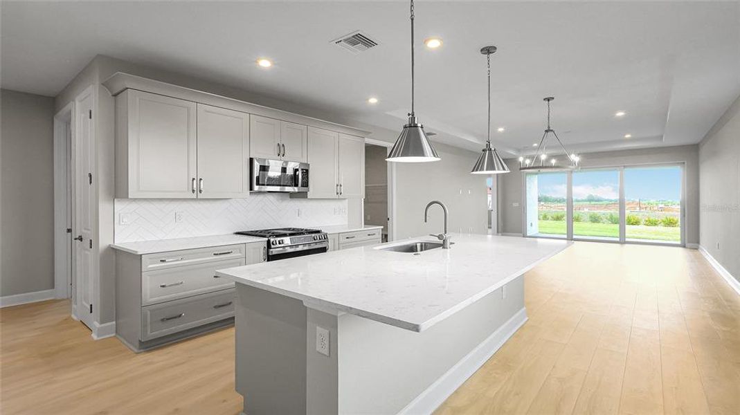 Furnished interior view inside a new home in Cresswind at Lake Harris, Tavares (Image 17). Furnished interior view inside a new home in Cresswind at Lake Harris, Tavares (Image 17).