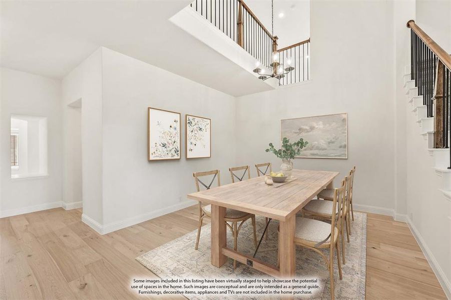Furnished interior view inside a new home in Glenwood Meadows, Argyle (Image 17).