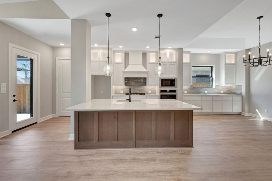 Furnished interior view inside a new home in Kresston - Enclave Collection, Montgomery (Image 11).