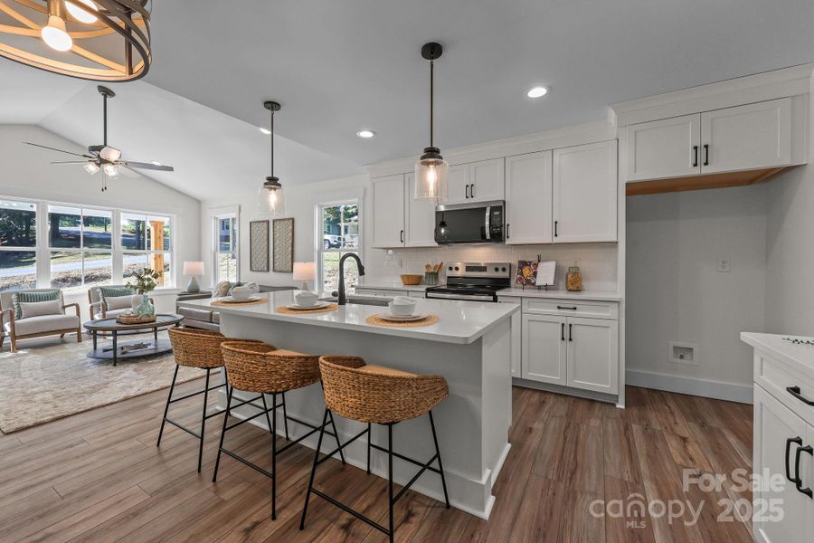 Furnished interior view inside a new home in , Kannapolis (Image 13). Furnished interior view inside a new home in , Kannapolis (Image 13).
