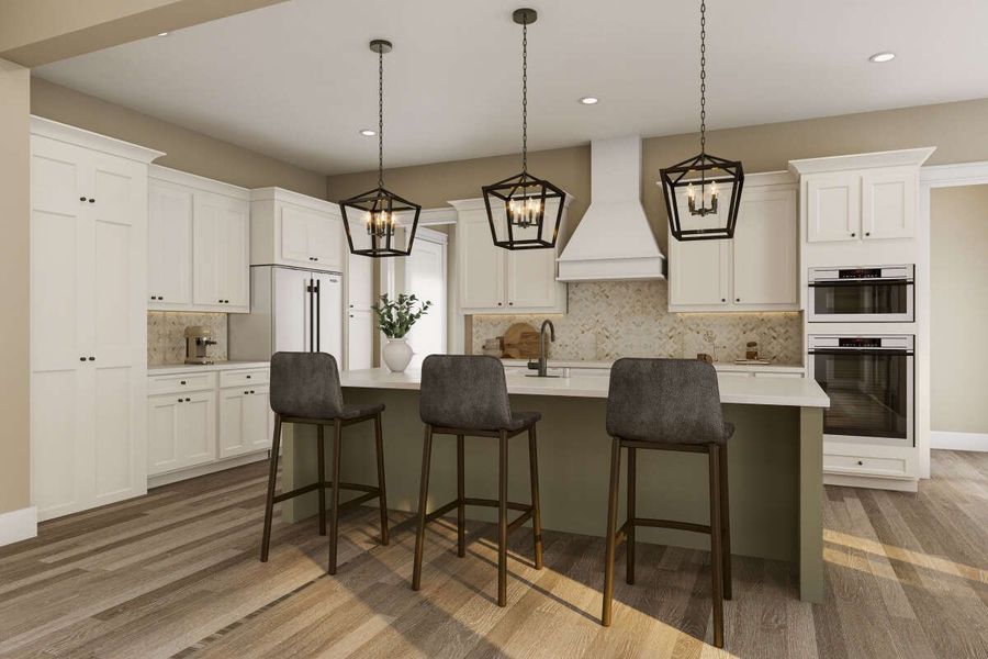 Representative furnished interior of a home built from the Liddy by Zeal Home Builders in Parallel Pastures, Poolville (Image 7).