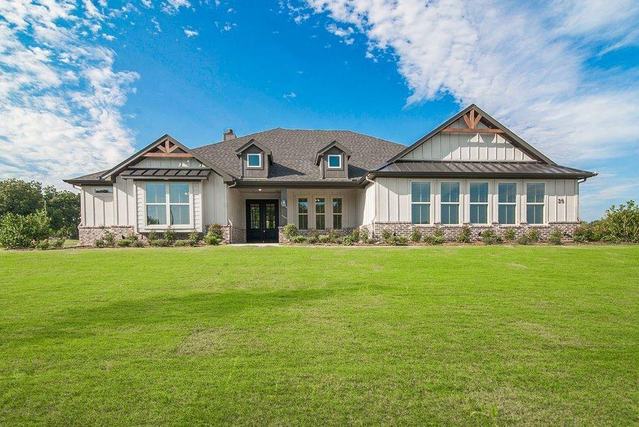 Front exterior of a new home in , Sherman, TX, highlighting curb appeal (Image 18).