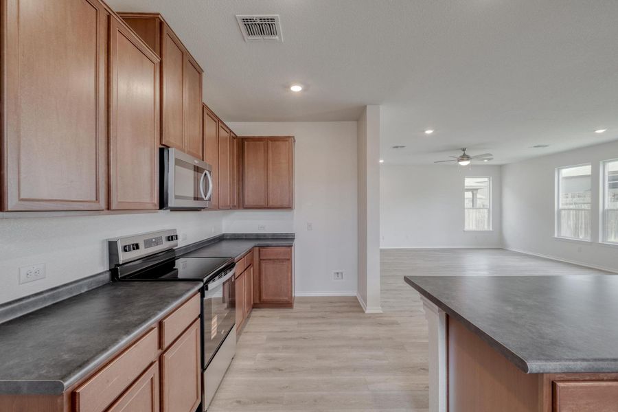 Furnished interior view inside a new home in Sonterra - Cool Water, Jarrell (Image 5).