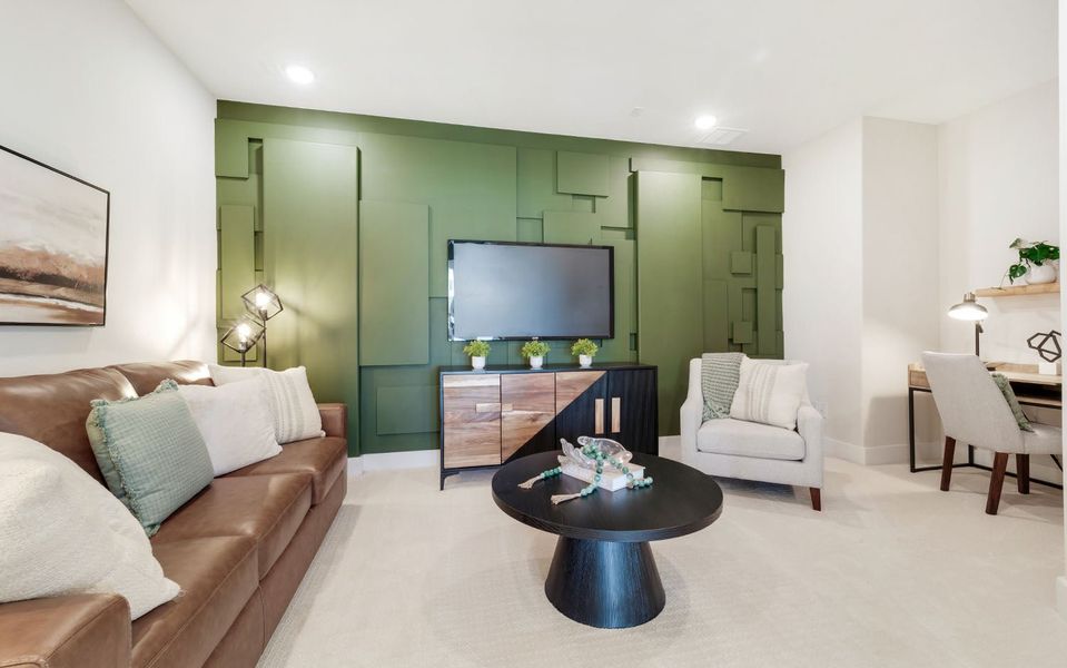 Furnished interior view inside a new home in Marvida, Cypress (Image 32).