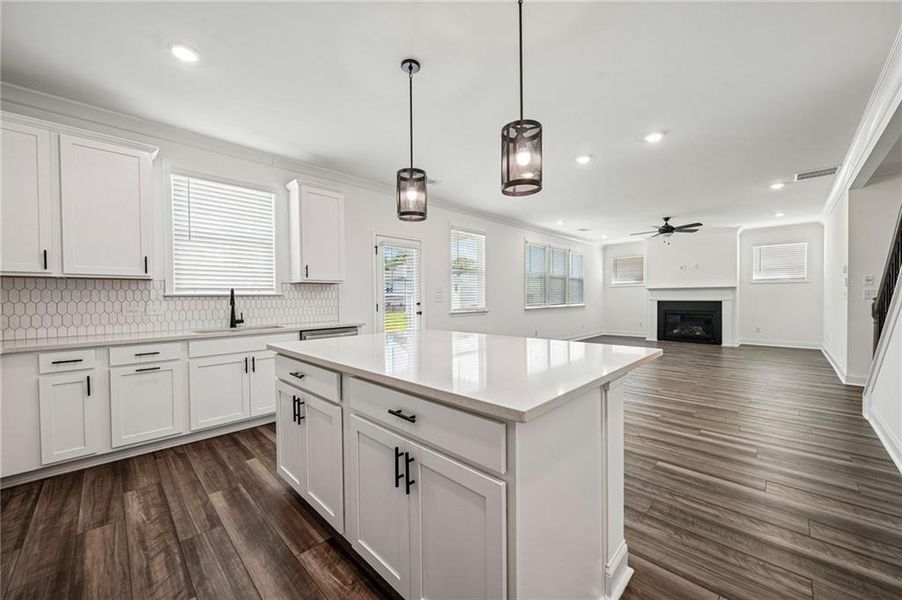 Furnished interior view inside a new home in Auburn Glen, Dacula (Image 8).