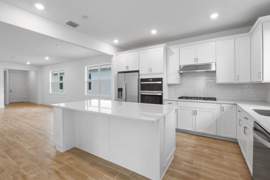 Furnished interior view inside a new home in Harbor Isle, Vero Beach (Image 16).