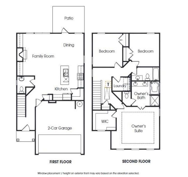 2D floor plan layout of this home in , Calhoun, GA (Image 3).