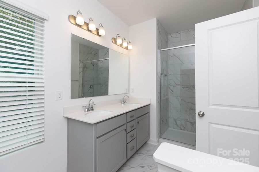 Furnished interior view inside a new home in , Charlotte (Image 8).