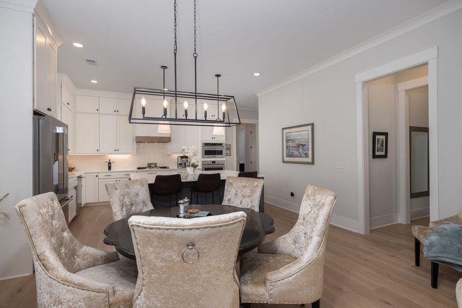 Furnished interior view inside a new home in The Settlement at Ashley Hall, Charleston (Image 9). Furnished interior view inside a new home in The Settlement at Ashley Hall, Charleston (Image 9).