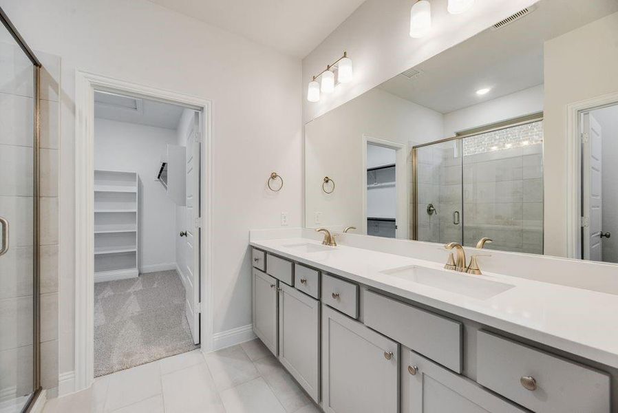 Furnished interior view inside a new home in Spiritas Ranch, Little Elm (Image 10).