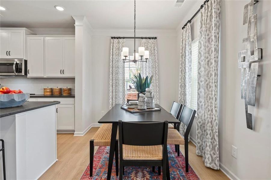 Furnished interior view inside a new home in Franklin Manor, Lawrenceville (Image 31).
