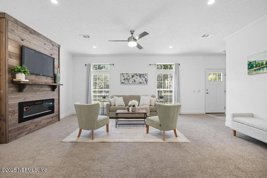 Furnished interior view inside a new home in , Macclenny (Image 11).