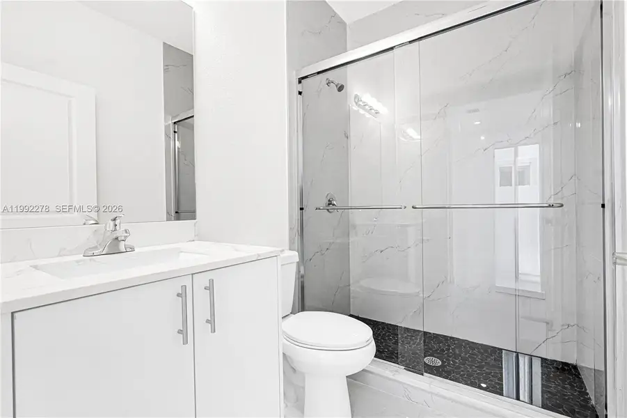 Furnished interior view inside a new home in , Miami (Image 18).