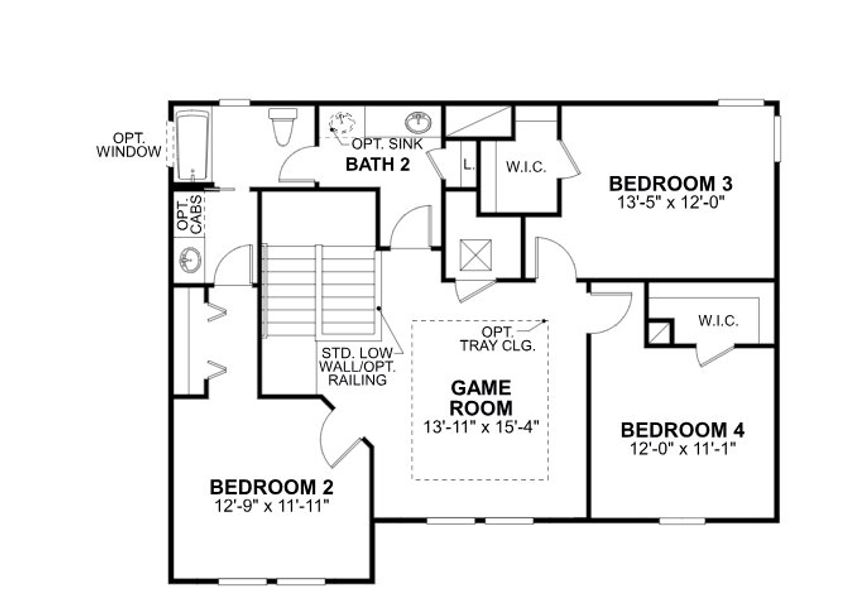 2D floor plan layout for the Santa Monica by M/I Homes in Connerton, Land O' Lakes, FL (Image 3). 2D floor plan layout for the Santa Monica by M/I Homes in Connerton, Land O' Lakes, FL (Image 3).