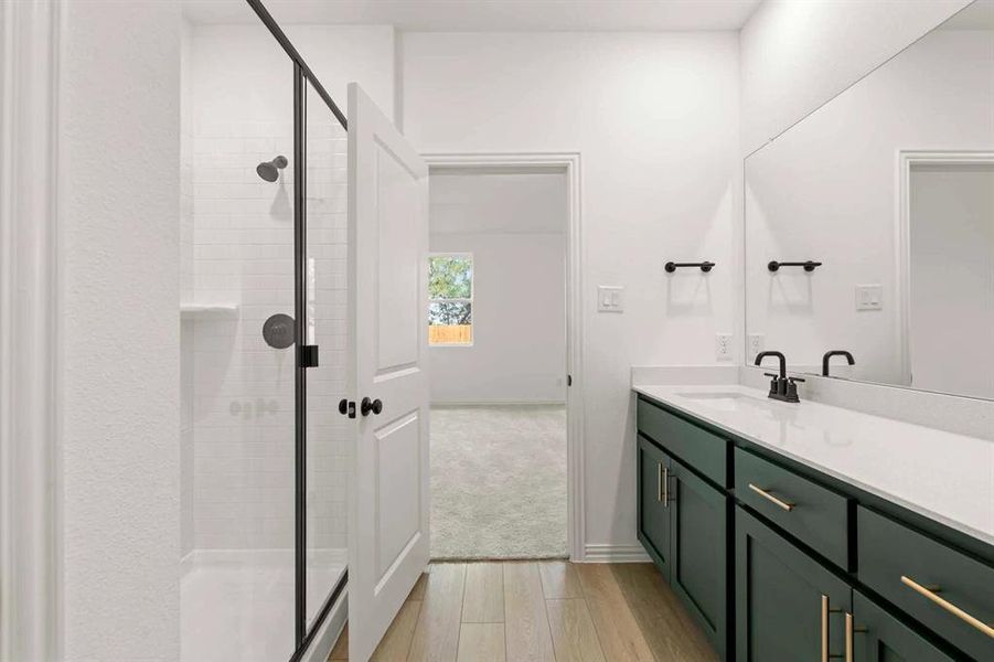 Furnished interior view inside a new home in Monticello Park, Princeton (Image 5).