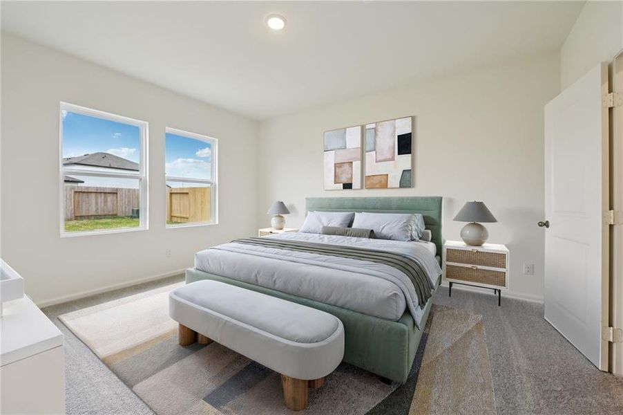 Furnished interior view inside a new home in Crescent Pointe, Carrollton (Image 10).