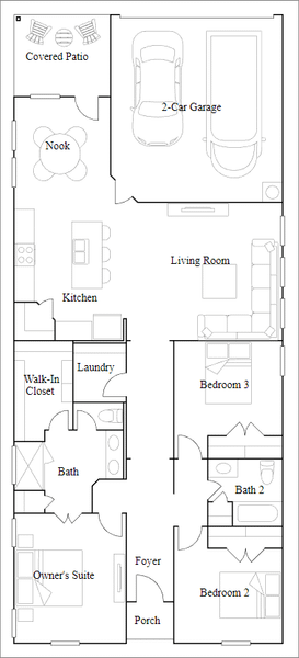 Image 23 representing the Waco by Lennar in Wildflower Ranch: Lonestar Collection, Fort Worth, TX. Image 23 representing the Waco by Lennar in Wildflower Ranch: Lonestar Collection, Fort Worth, TX.