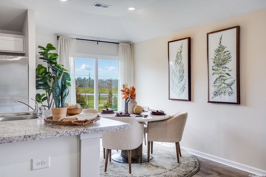 Furnished interior view inside a new home in Red Hawk Landing, San Antonio (Image 3).