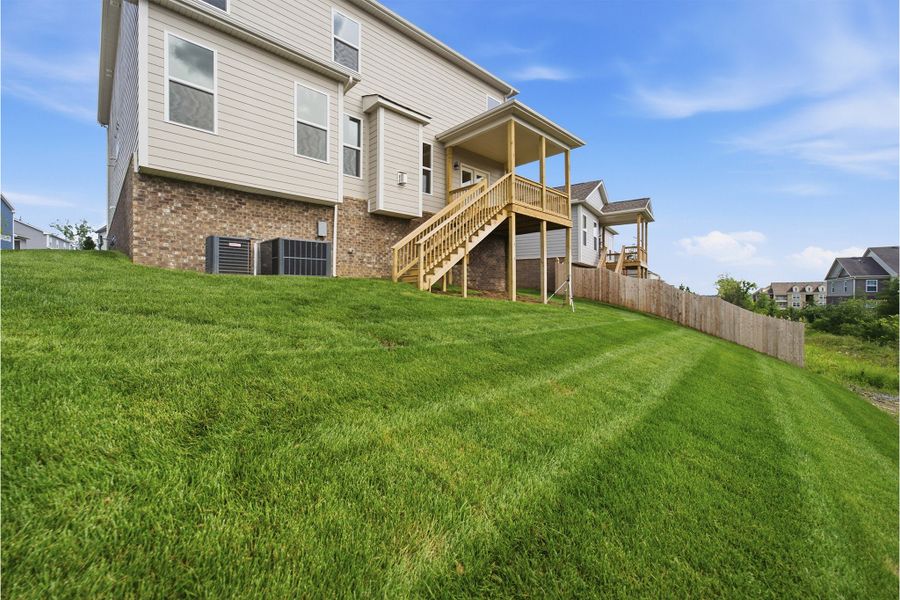 Exterior details and patio area of a home in McCain's Station, Gallatin (Image 4). Exterior details and patio area of a home in McCain's Station, Gallatin (Image 4).