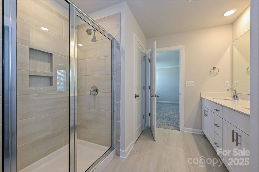 Furnished interior view inside a new home in Seattle Crossing, Shelby (Image 2).