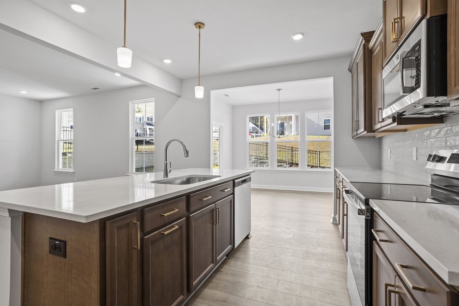 Furnished interior view inside a new home in Renaissance at White Oak, Garner (Image 9).