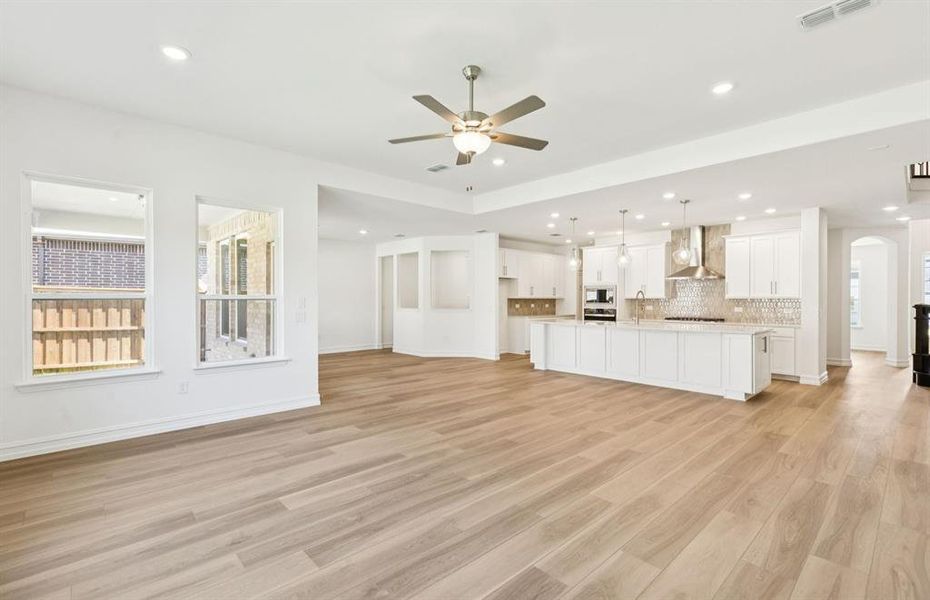 View of kitchen from gathering room View of kitchen from gathering room