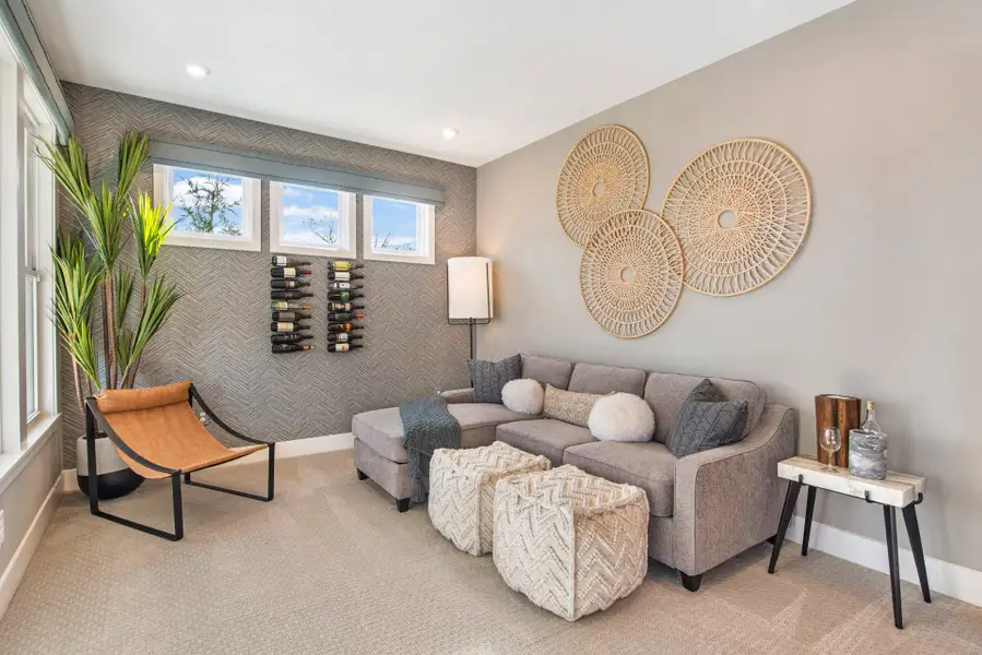 Representative furnished interior of a home built from the Grandin by Fischer Homes in The Dunes at Sandbar, Santa Rosa Beach (Image 82).