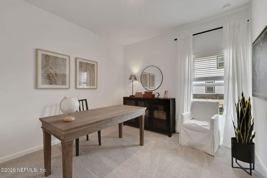 Furnished interior view inside a new home in Diamond Springs, Jacksonville (Image 29).