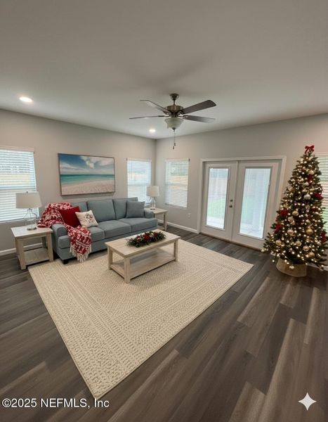 Furnished interior view inside a new home in , Jacksonville (Image 3).