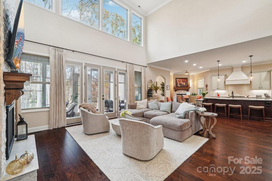 Furnished interior view inside a new home in , Clover (Image 23).