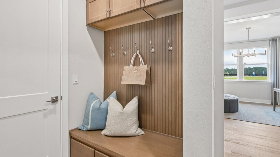 Representative furnished interior of a home built from the Marigold by DRB Homes in Ardisia Park, New Smyrna Beach (Image 58).
