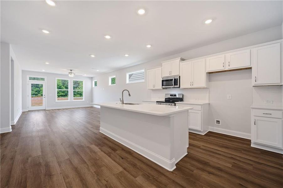Furnished interior view inside a new home in Harmony Walk, Cartersville (Image 15).