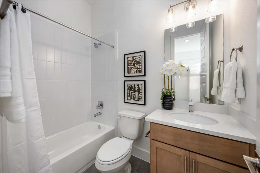 Furnished interior view inside a new home in , Houston (Image 4).