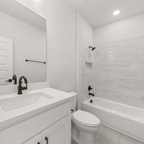 Furnished interior view inside a new home in StarView, Prosper (Image 45).