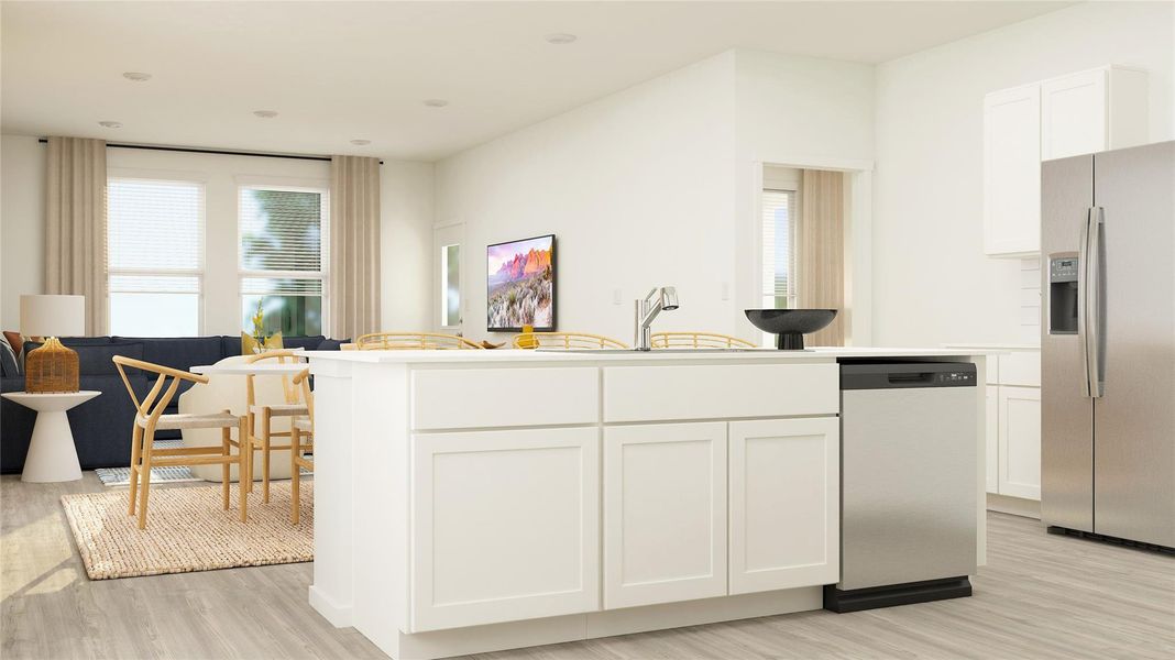 Furnished interior view inside a new home in Moore Landing, Magnolia (Image 26).