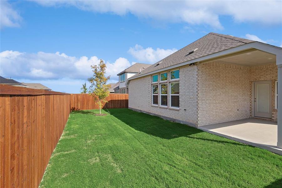 View of yard featuring a patio area