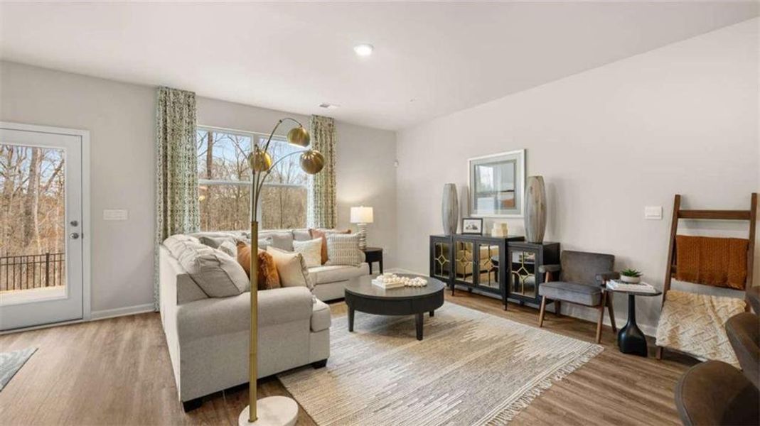 Furnished interior view inside a new home in Echo Glen, Stockbridge (Image 45). Furnished interior view inside a new home in Echo Glen, Stockbridge (Image 45).
