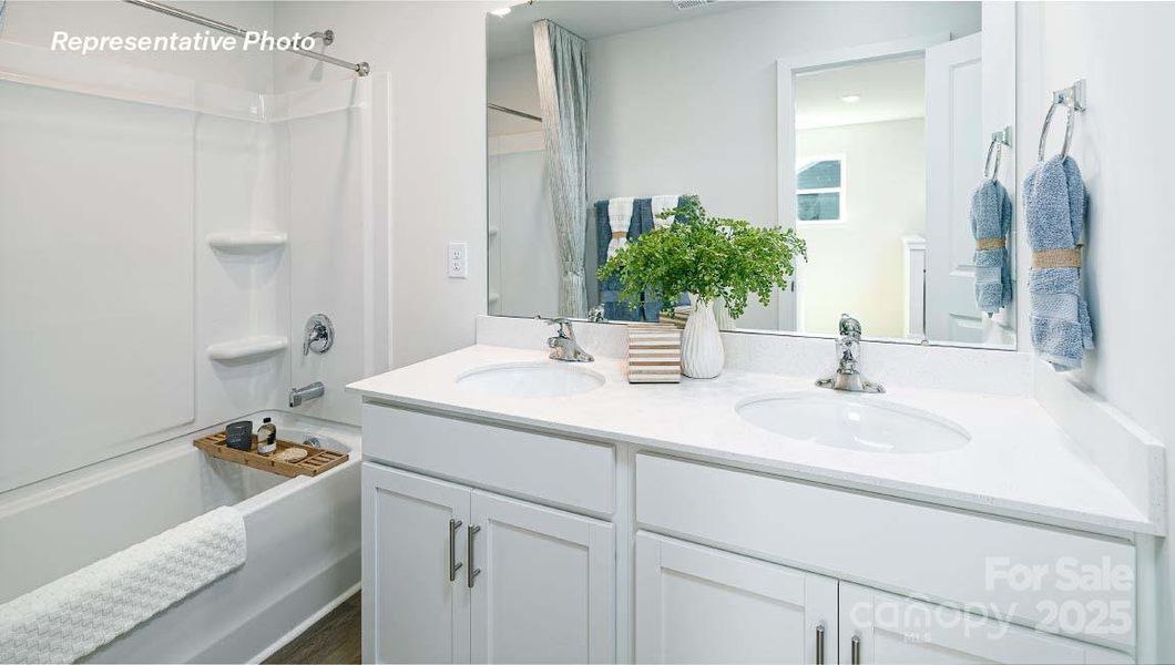 Furnished interior view inside a new home in Sonoma Hills, Charlotte (Image 23).
