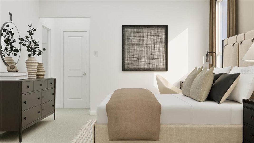 Furnished interior view inside a new home in Groves at Grenelefe: Classic Collection, Haines City (Image 7).