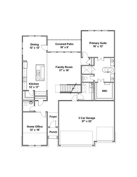 Abbey Floorplan Main Level