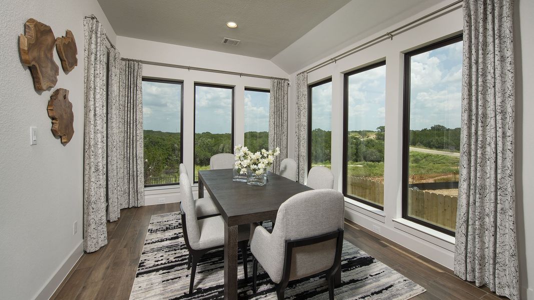 Furnished interior view inside a new home in La Cima, San Marcos (Image 7).