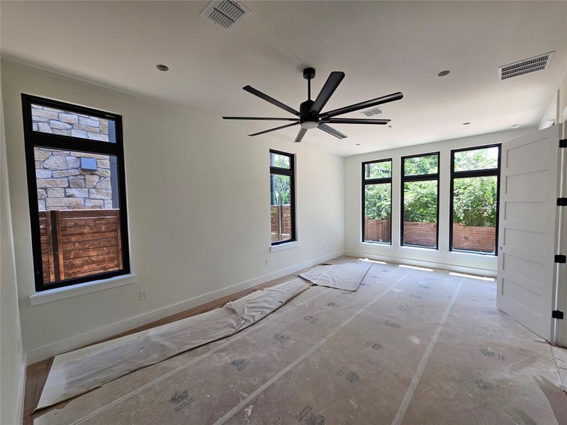 In-progress construction of a new home in The Grove, Austin, TX (Image 3). In-progress construction of a new home in The Grove, Austin, TX (Image 3).