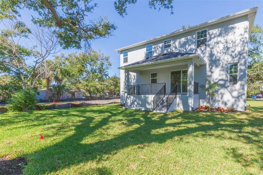 Exterior details and patio area of a home in , Tampa (Image 32). Exterior details and patio area of a home in , Tampa (Image 32).