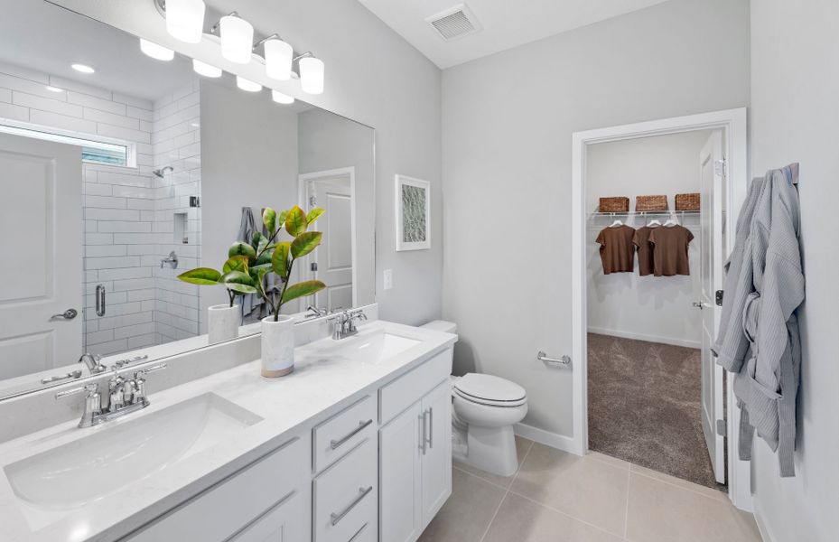 Furnished interior view inside a new home in Del Webb Sunchase, Parrish (Image 3).